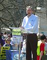 Image 18Ramsey Clark speaks at the March 20, 2010, anti-war protest (from Protests against the Iraq War)