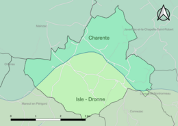 Carte en couleur présentant le(s) SAGE couvrant le territoire communal