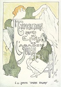 Exposition annuelle des élèves de l'Académie Julian (1897), affiche, Paris, BnF.