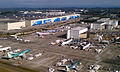 Boeing factory in Everett, WA
