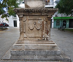 Altar do Templo Imperial que desde 1633 serve de pedestal ao obelisco dedicado a Santa Eulália