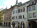 Maison Mieg - façade, toiture - façades et toitures sur cour, intérieurs, décors anciens