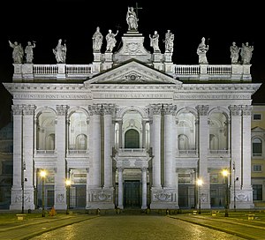 Pročelje bazilike Presvetog Spasitelja na Lateranu