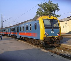 Control car MÁV BDt 406, the most recent control car used on lines surrounding Budapest