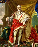 Le roi Charles-Félix en tenue de couronnement.