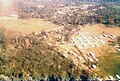 Buin High School from the air with the town beyond, February 1977