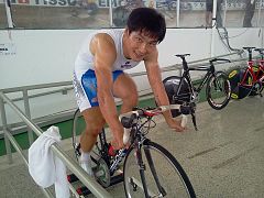 Cho Ho-sung (2011 beim Bahn-Weltcup in Cali)