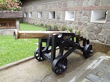 Cannon at the Fort Young Hotel entrance