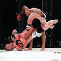 Image 16MMA fighter attempts a Triangle-Armbar submission on his opponent. (from Mixed martial arts)