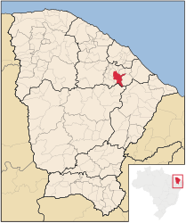 Aracoiaba – Mappa