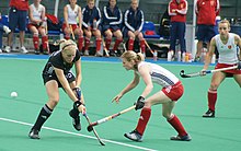 Match de hockey féminin