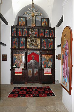 Iconostasis in church of Prilipac