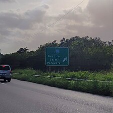 PR-2 west at exit 194 to PR-116 west in Guánica