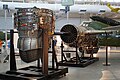 Turbine and lift fan assembly on display at the National Air and Space Museum, Steven F. Udvar-Hazy Center