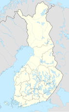 Map showing the location of Kurjenrahka National Park