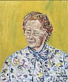 Gertrude Elion. Oil painting by Sir Roy Calne, 1990.