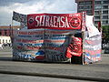 Image 11Camp put up by striking Pepsi-Cola workers, in Guatemala City, Guatemala, 2008.