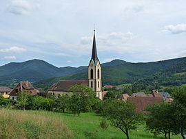 The church of Gunsbach