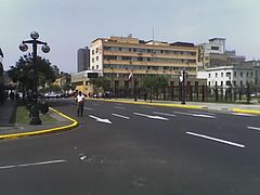 Ditto, Democracy Square on the right