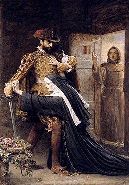 Pitié : jour de la Saint-Barthélemy, 1572, huile sur toile de John Everett Millais, Londres, Tate collection, 1886.