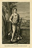 Toinette Larcher after Giorgione, Judith, 18th century, engraving with etching, Department of Image Collections, National Gallery of Art Library, Washington, DC