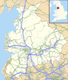 East Lancashire derby is located in Lancashire