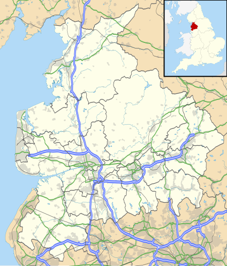 Lancashire is in North West England