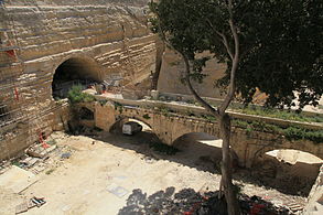 Railway tunnel and bridge, Valletta