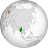 Location map for Myanmar and Ukraine.