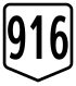 Route 916 shield