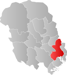 Skien – Mappa