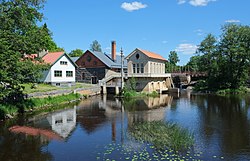 Makkarakosken voimalaitos Noormarkunjoessa