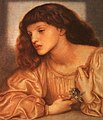 The young May Morris by Dante Gabriel Rossetti, 1872