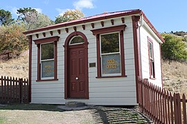 Old gold-buying office of the Bank of New South Wales, St Bathans, Central Otago