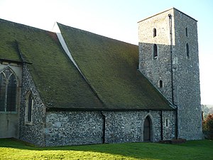St Nicholas' Church, Harbledown, a former leper church