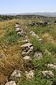 Remains of thick wall at Khirbet et-Tibbâneh