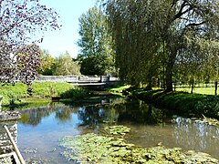 À Vieux-Mareuil, en direction de l'amont.