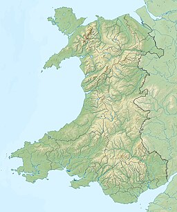 Location of reservoir in Wales