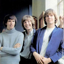 The Walker Brothers in 1965 (L–R: Gary Leeds, Scott Engel, John Maus)