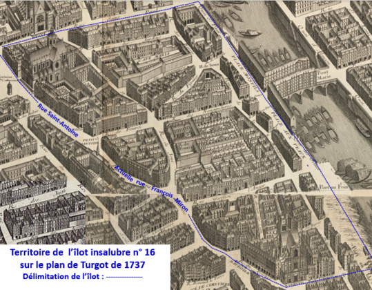 Plan de Turgot de 1737.