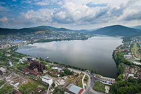 Вид на Белорецкое водохранилище