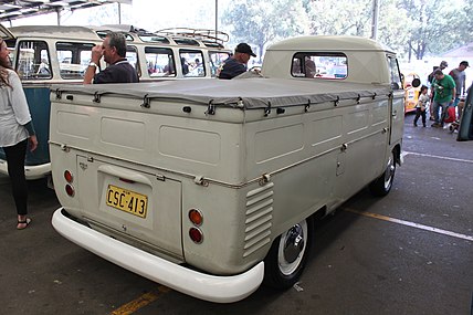 1962 Volkswagen Type 2 with single cab over and a dropside bed