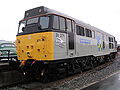 Class 31 (no. 31271) in Railfreight triple grey livery with Construction sector markings.