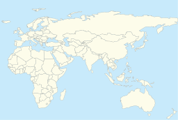 Location of the Caspian Sea in the world