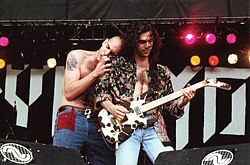 Ahmet and Dweezil Zappa in 1993