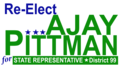 Ajay Pittman campaign logo