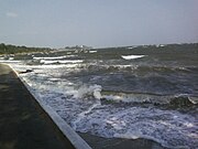 Área próxima à ponta de Roberto Marinho, na praia do Sudoeste, São Pedro da Aldeia