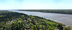 Aerial view of Arciechów