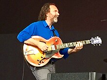 Brian Seeger at the New Orleans Jazz & Heritage Festival, 2018 with the Organic Trio