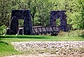 Bridge over river at Old Mill State Park